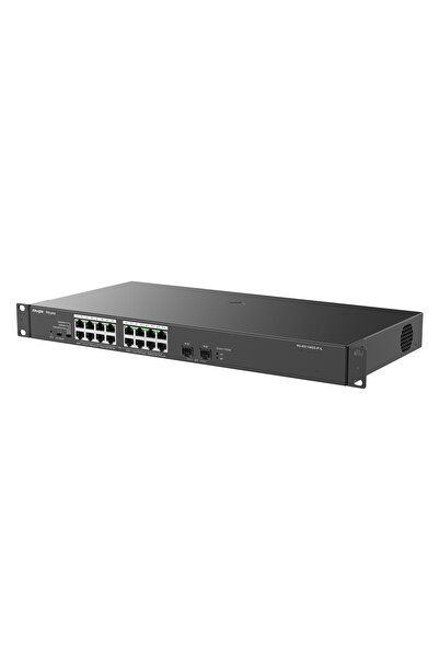 RUIJIE Reyee Rg-Es118Gs-P-L 16-Port Gigabit+2X1Gb Sfp Uplink Rackmount 247W Poe