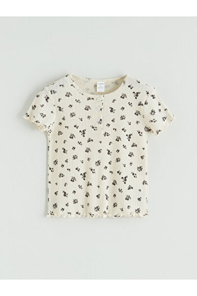 LC Waikiki Crew Neck Girls T-Shirt and Shorts