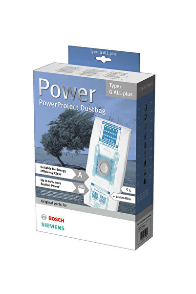 Bosch Elektrikli Süpürgeler için Toz Torbası ( G Tip) G ALL Plus - Power Prot...