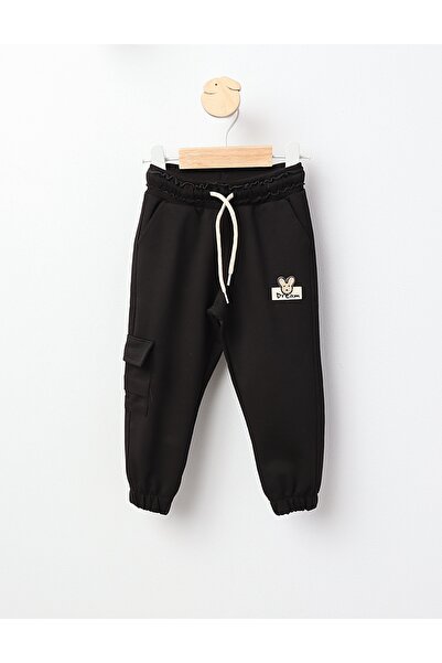 MiniKids Pantaloni trening Dream negru 92(18-24 luni)