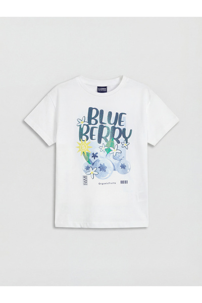 LC Waikiki Crew Neck Printed Girl's T-Shirt and Leggings