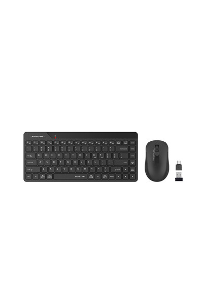 A4 Tech Fg2200 Air2 Q Turkish Wireless Black Mini 1200Dpi Keyboard + Mouse