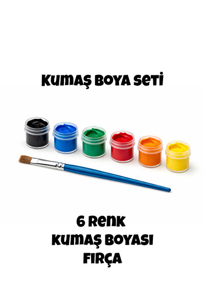 Kumaş Boya Seti + Fırçası