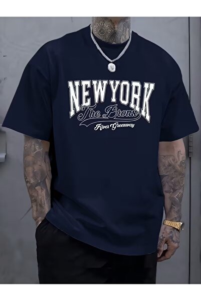 oneagılyazı Comfortable Round Neck Short Sleeve T-Shirt