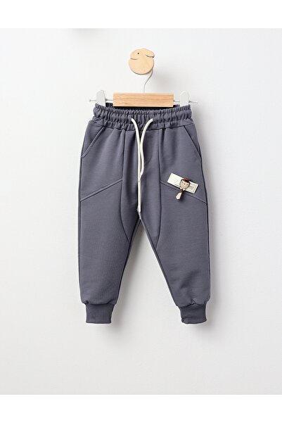 MiniKids Μπλε παντελόνι φόρμας HHU Design 86 (12-18 μηνών)