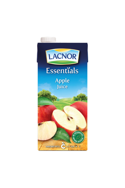 Lacnor عصير تفاح طبيعي 100% من إي إس إل، لتر واحد