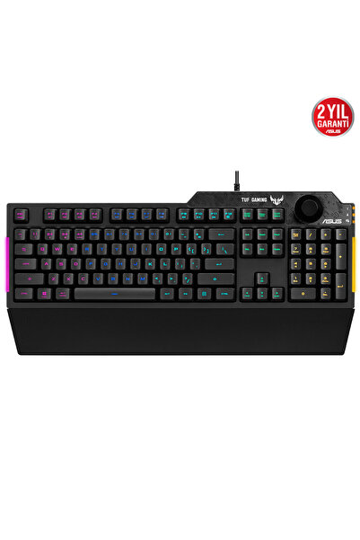 ASUS لوحة مفاتيح الألعاب RA04 TUF Gaming K1 ذات ملمس ميكانيكي، لوحة مفاتيح أل...