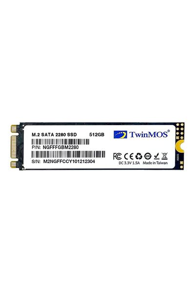 TwinMOS 512Gb M.2 2280 Sata3 580-550Mb/S (Ngfffgbm2280)
