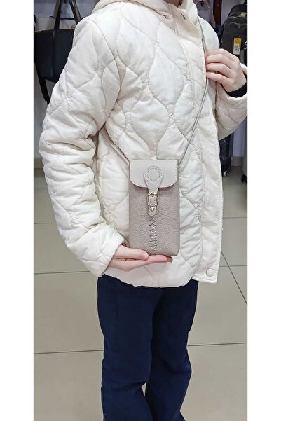 DADU Geantă pentru telefon cu cusături Saraç, Geantă casual, Geantă mică (Lăț...