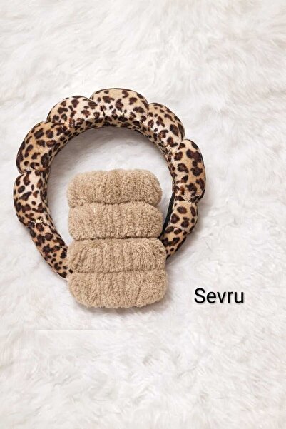 SEVRU Taç ve Bileklik Yüz Yıkama Tacı Yüz Yıkama Cilt Bakımı ve Spa Yaparken ...