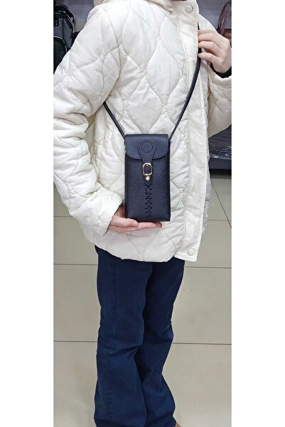 DADU Geantă pentru telefon cu cusături Saraç, Geantă casual, Geantă mică (Lăț...