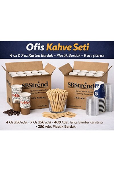 SBStrend *YENİ ÜRÜN*Üreticiden Koli Bardak Seti 250’er adet 4oz,7oz Karton Ba...