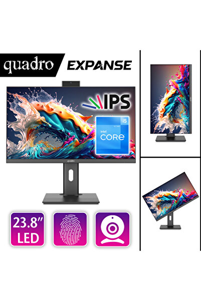 Quadro Expanse Ai B224 25165 I5-12450H 16Gb 500Gb Ssd 23.8" Dos All in One Pc...