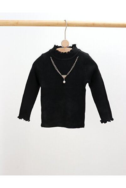 MiniKids Raluca girls' blouse black 122 (6-7 years)