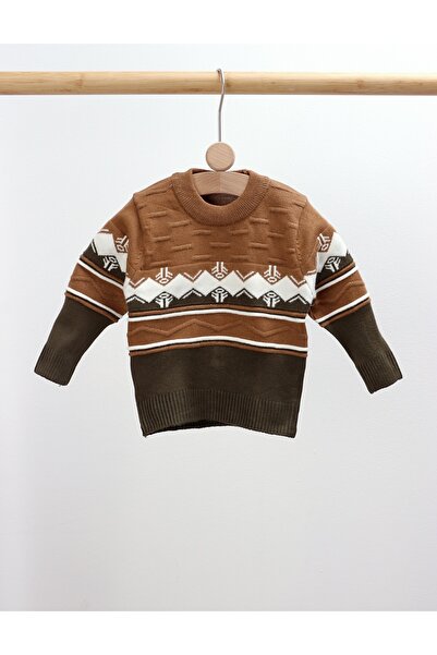 MiniKids Boy's sweater Gulliver brown 92 (18-24 months)