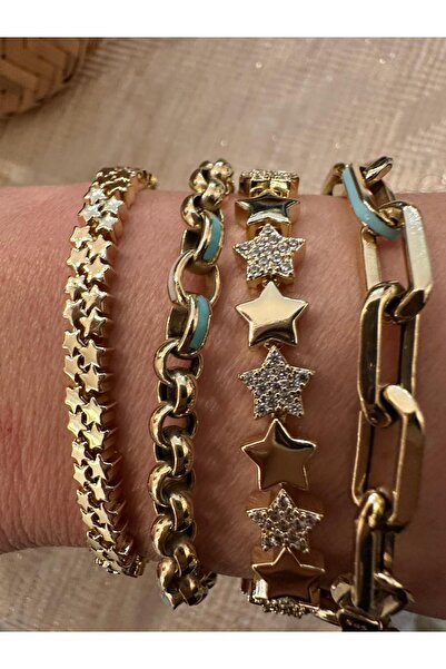 MU&ME BOUTİQUE Bracelet Double Star cm Adjustable