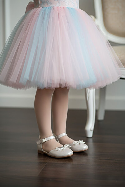 Ayakkabı Fuarı Elit A-F-Bıyık-26Y Filet Girls' Ballerinas