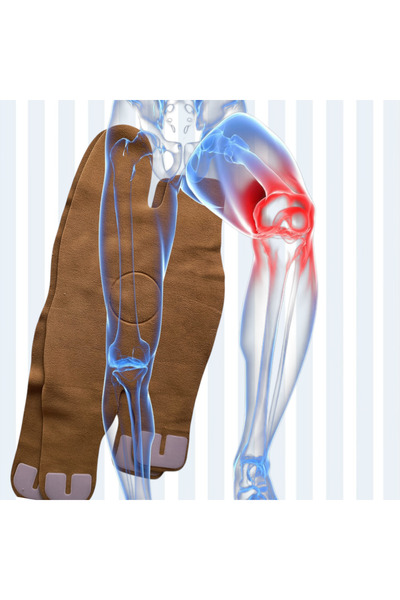 ORGANICYOU SHENZHEN Unisex Polar Dokuma Diz Isıtıcı Kalın Termal Dizlik Bacak...