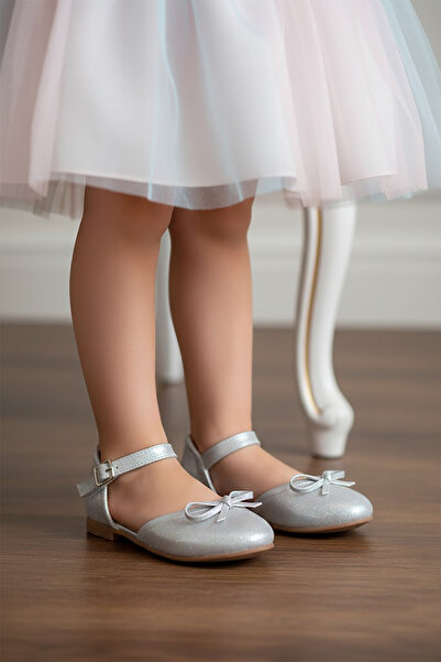 Ayakkabı Fuarı Elit A-P-Bıyık-26Y Booties Girls' Ballerina Silver
