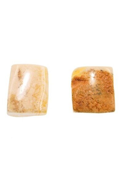 Generic أحجار كهرمان كالينينغراد 20 × 16 مم - أحجار كريمة مصقولة أصلية سائبة