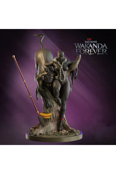 Generic Princess Shuri in Black Panther Suit- Wakanda River Pose 2