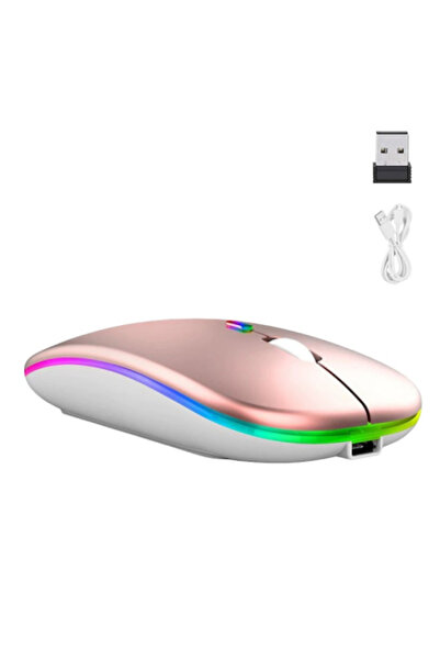 ZoePRO COOL Mouse wireless, Bluetooth 5.2 și 2.4 GHz, receptor USB, reglabil 800/1200/1600 DPI, mut, reîncărcabil