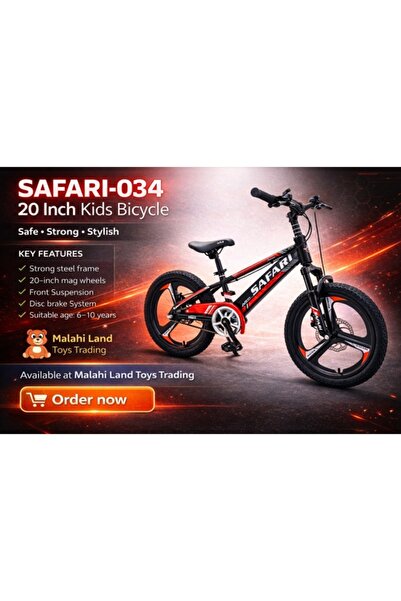 Generic 26 Inch Mountain Bicycle for Men – Dual Disc Brake – Black