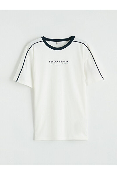 LC Waikiki Peak New Season Crew Neck Printed Boys' T-Shirt