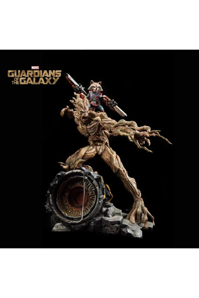 Generic مجسم قاعدة روكيت راكون وغروت - حراس المجرة - مارفل