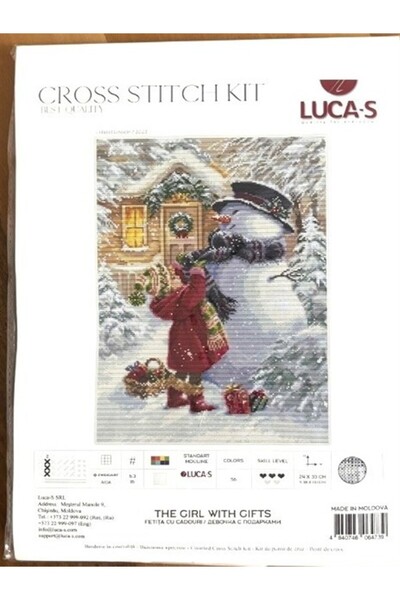 ÇeşitPınarı Luca-s Kanaviçe kit Kar Temalı