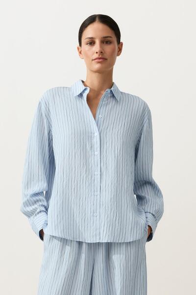 Oysho Normal kesim çizgili gömlek