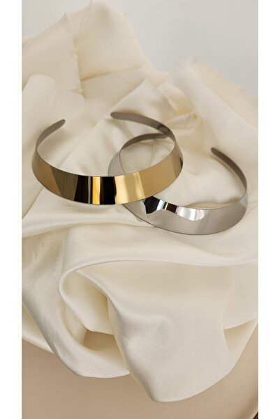 GLİTHE.CO Women's Design Steel Choker Gold