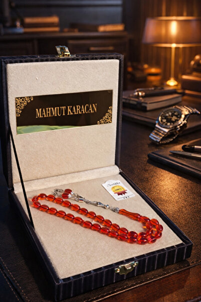 Altınsoy collection KİŞİYE ÖZEL HARFLİ SIKMA ATEŞ KEHRİBAR TESBİH PREMİUM ÖZE...