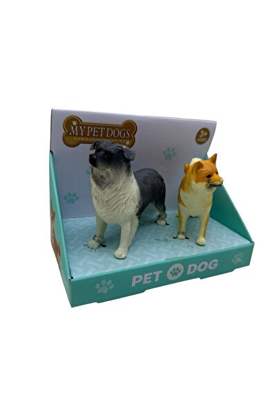 JPT Комплект от 2 реалистични фигурки на кучета за моите домашни любимци