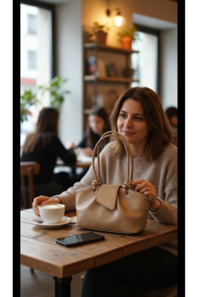 eflanmoda Soft Faux Leather Women's Hand and Shoulder Bag