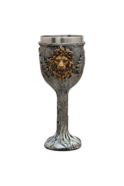 MASTPAD Premium medieval goblet, antiqued metal, elegant gift for men and col...
