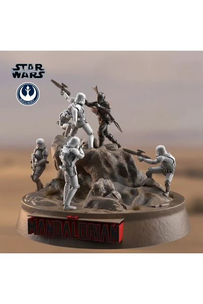Generic مجسم معركة ذا ماندالوريان - حرب النجوم