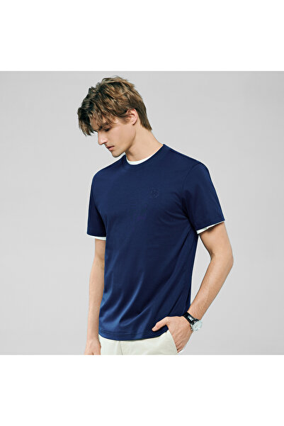 Giordano Men's Slim Fit Liquid Touch Cotton Crew Neck Tee