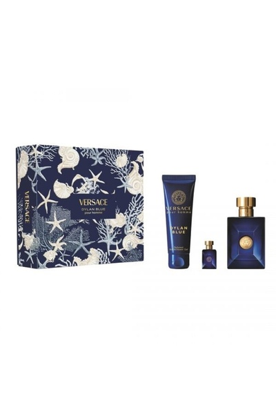 Versace Pour Homme Dylan Blue Gift Set, Eau de Toilette, 100 ml + 5 ml και Αφ...