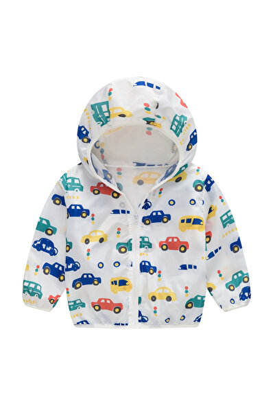 REDQUIT ® children's raincoat, waterproof, 3-4 years, 110 cm, white