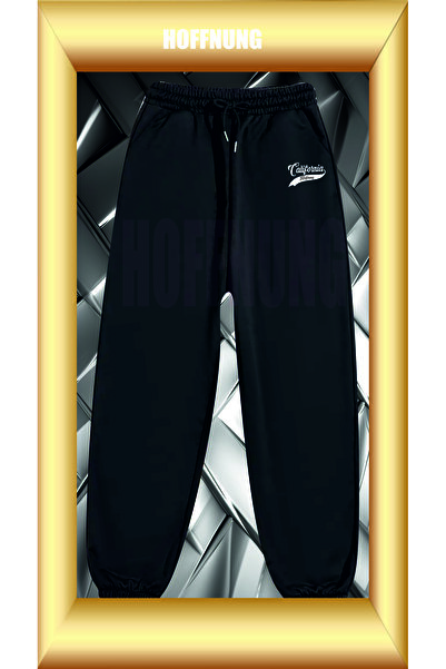 HOFFNUNG Unisex 2Ip Comfortable Fit Califormia Hoffning Printed Sweatpants Sh...