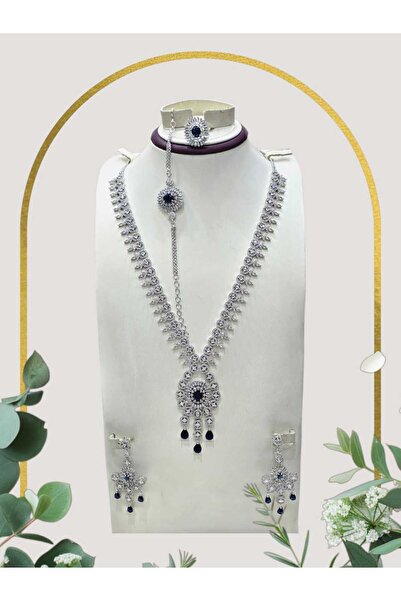 Arjwan Accessories طقم اكسسوار حلي نسائي بلمة اخاذة