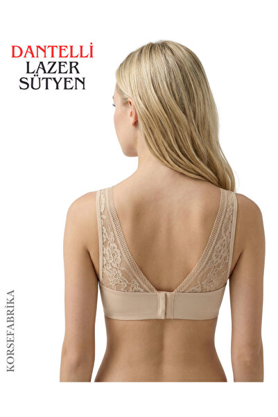 korsefabrika trend mood store Back Strap Laceed Underwire-Free Push-Up Seamle...