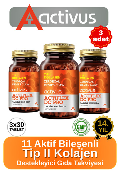 ACTİFLEX DC PRO - Eklem Sağlığına Destek İçin Yüksek Emilimli MSM + Kolajen f...