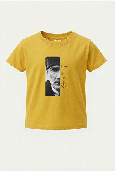 nirvoda Tricou pentru copii Gazi Mustafa Kemal Atatürk, imprimat cu semnătură