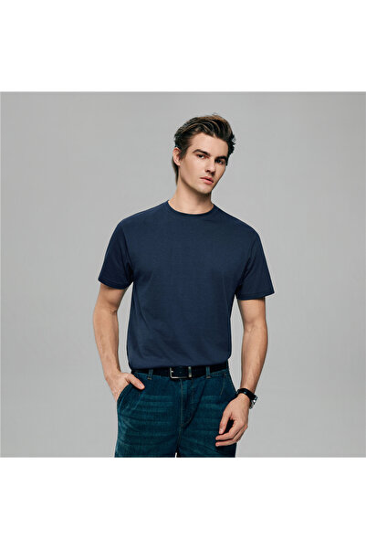 Giordano Men’s Slim Fit Cotton Crew Neck Tee