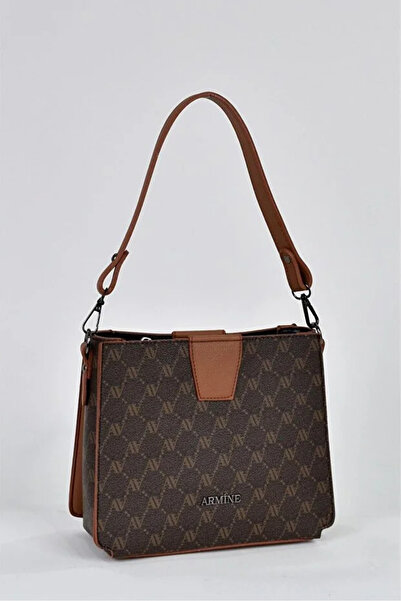 Armine Women's Shoulder & Arm Bag 348 Brown Dot
