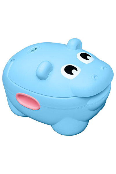 Moon - Baby Hippo Potty With PU Cushion - Blue