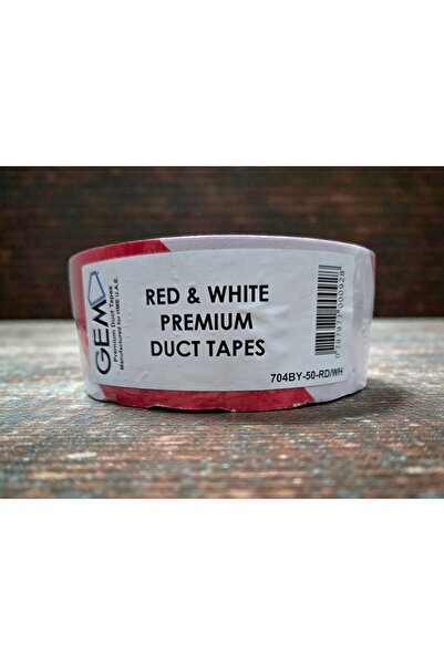 GEM - Premium Duct/Cloth Tapes 50mmx25M - RED & WHITE