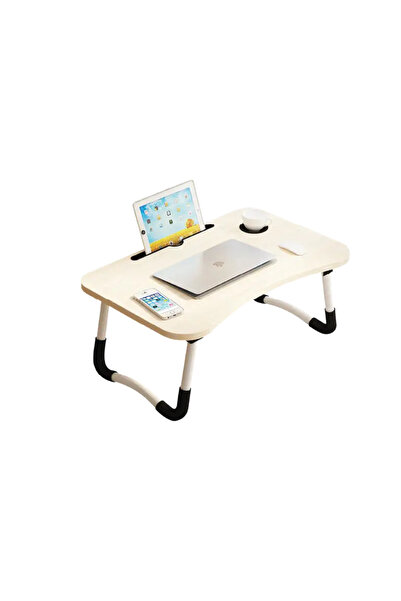 Generic Nice Folding Laptop Table Beige 60*40*28 cm